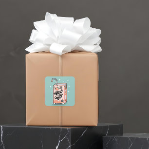 Sie sind Juice zu Coolen Klassenzimmer Valentine Quadratischer Aufkleber