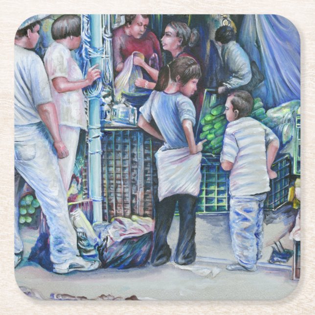 Sie sind keine Mädchen, sie sind Frauen Rechteckiger Pappuntersetzer (Vorderseite)