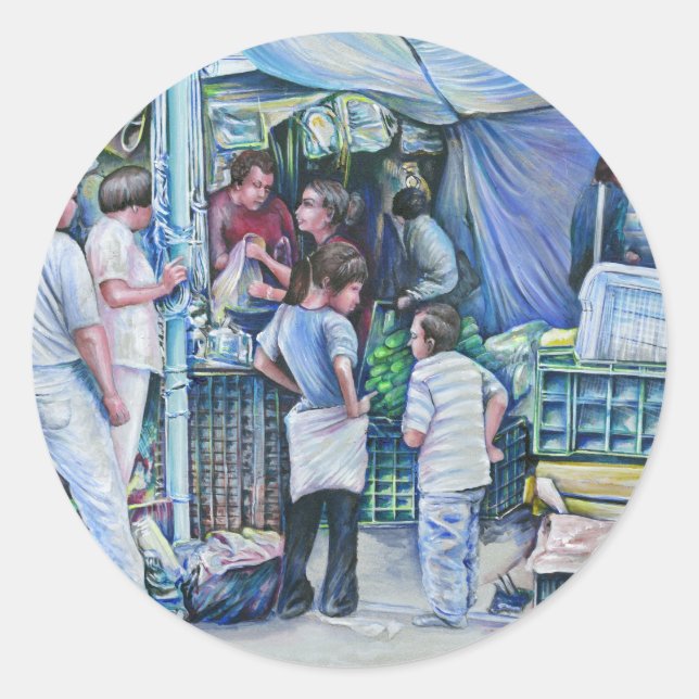 Sie sind keine Mädchen, sie sind Frauen Runder Aufkleber (Vorderseite)