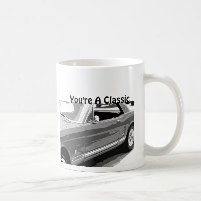 Sie sind, Klassiker-Mustang 1968 ein klassisches Tasse (Rechts)