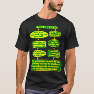 Sie sind kostenlos (dunkel) T-Shirt