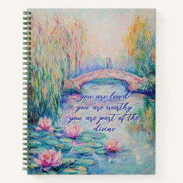 Sie sind Love Monet Inspiriert Spiral-Notebook Notizbuch