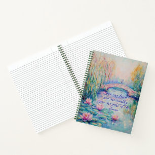 Sie sind Love Monet Inspiriert Spiral-Notebook Notizbuch
