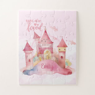 Sie sind Love Palace Pink Cloud anpassbar Puzzle