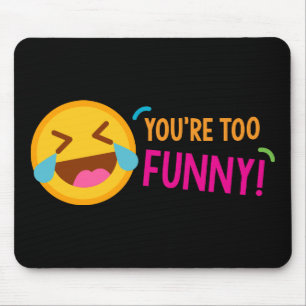 Sie sind lustiges Emoji Mousepad