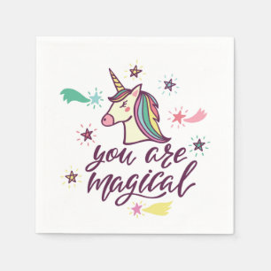 Sie sind magisch serviette