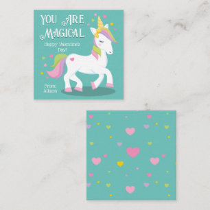 Sie sind magische Einhorn-Klasse Valentinstag Mitteilungskarte