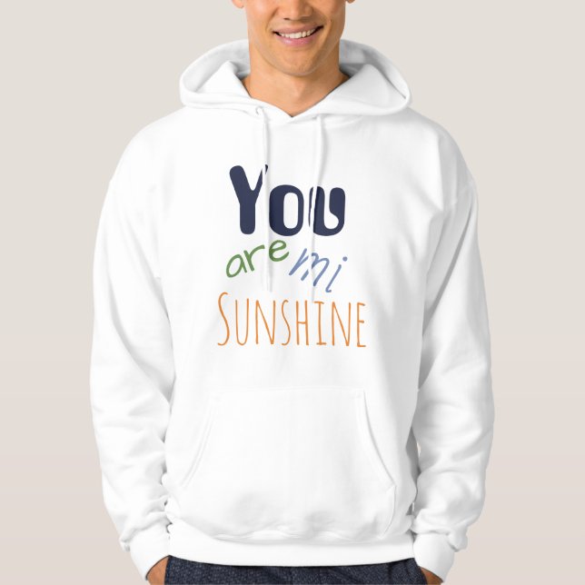 Sie sind meilenweit Sonne Hoodie (Vorderseite)