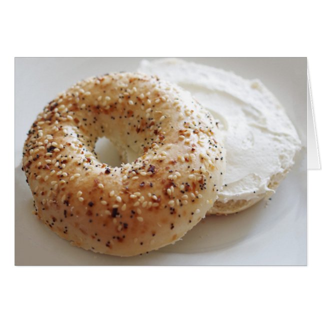 Sie sind mein alles Bagel (Vorderseite (Horizontal))