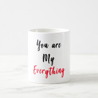 Sie sind mein alles Tassen-Geschenk für Valentine Kaffeetasse