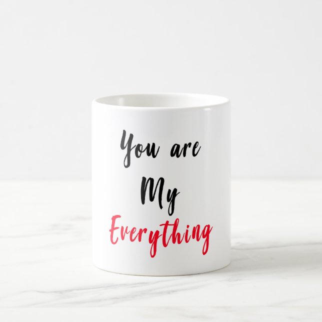 Sie sind mein alles Tassen-Geschenk für Valentine Kaffeetasse (Mittel)