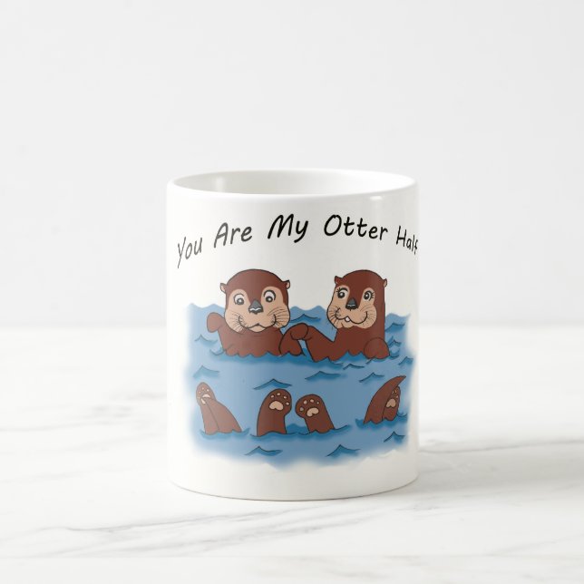 Sie sind mein halber Otter Kaffeetasse (Mittel)