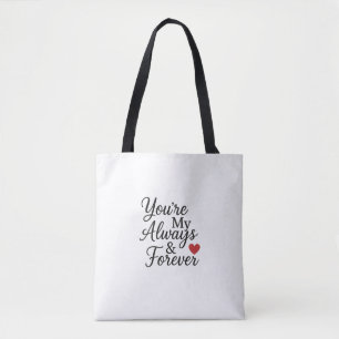 Sie sind mein "Immer & Forever" - elegantes Zitat 