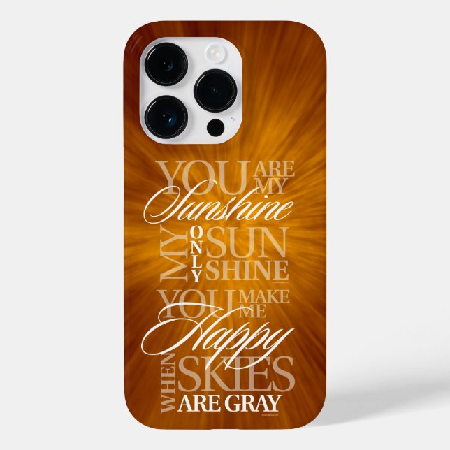 Sie sind mein iPhone-Fall Sunshine Case-Mate Case-Mate iPhone Hülle (Rückseite)