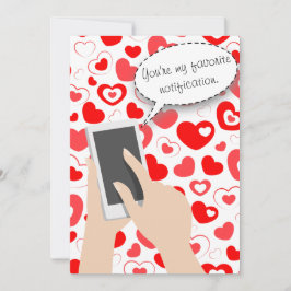 Sie sind mein Lieblings-Benachrichtigung Telefon V Feiertagskarte