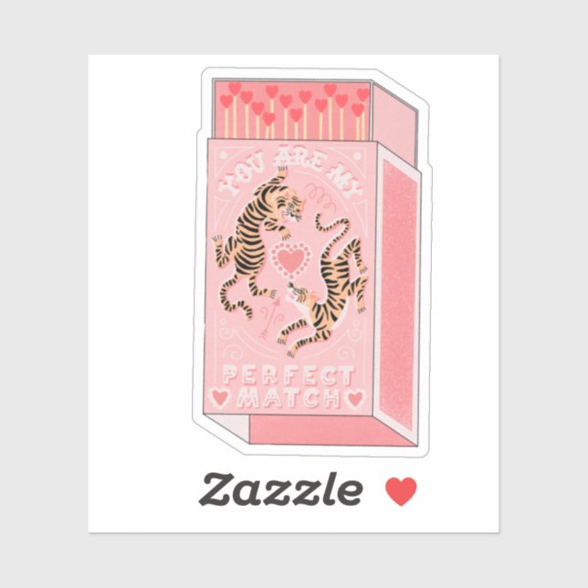 Sie sind mein perfektes Match-Feld Aufkleber (Blatt)