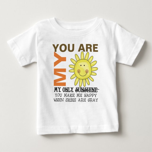 Sie sind mein Sonnenschein Baby T-shirt (Vorderseite)