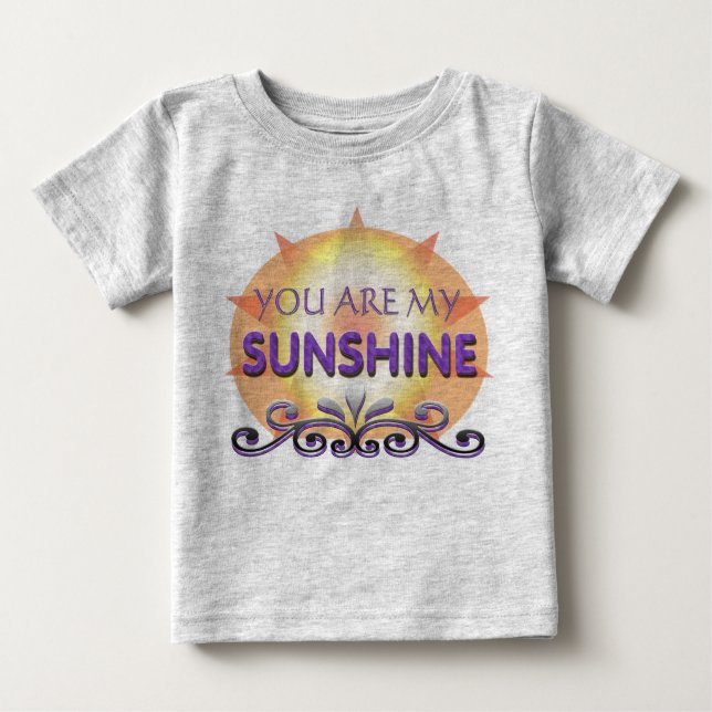 Sie sind mein Sonnenschein für Baby Baby T-shirt (Vorderseite)