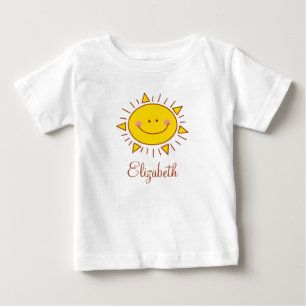 Sie sind mein Sonnenschein-glücklicher niedlicher Baby T-shirt