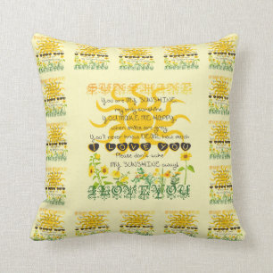 Sie sind mein Sonnenschein Kissen