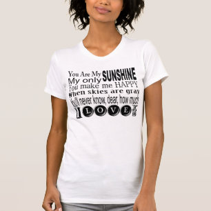 Sie sind mein Sonnenschein-Kleid und Geschenke T-Shirt