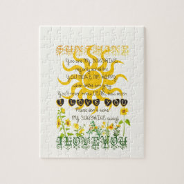 Sie sind mein Sonnenschein Puzzle