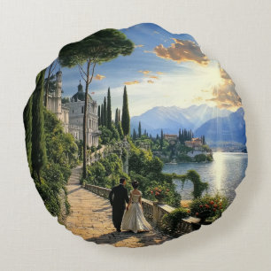 Sie sind mein Valentinerkissen Rundes Kissen