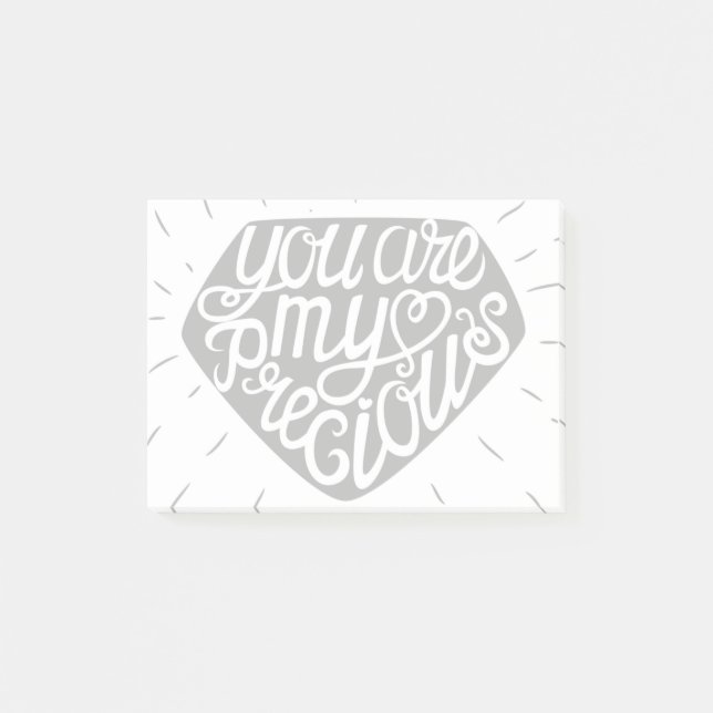 Sie sind mein wertvolles post-it klebezettel (Vorderseite)