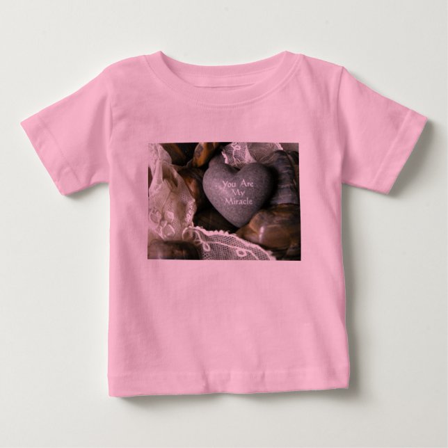 Sie sind mein Wunder-Rosababy T-Shirt (Vorderseite)