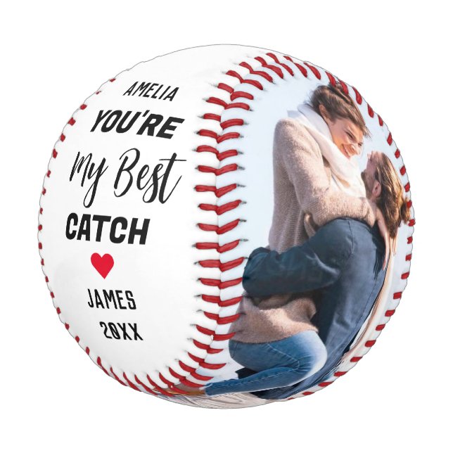 Sie sind meine besten Catch Couples 2 Foto & Nams  Baseball (Schrägansicht)