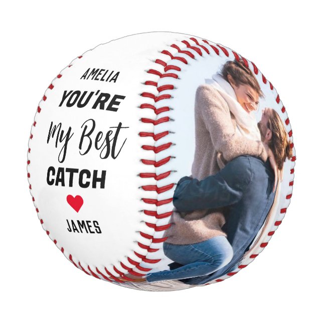 Sie sind meine besten Catch Couples 2 Foto & Scrip Baseball (Schrägansicht)