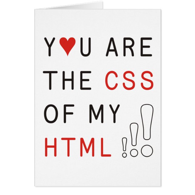 Sie sind meine CSS (Vorne)