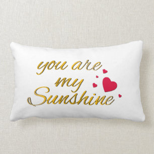 Sie sind meine Goldtypographie des Lendenkissen