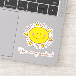 Sie sind meine Liebe für sonnigen Cartoon Aufkleber