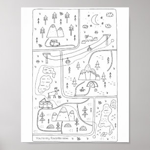 Sie sind meine Lieblingsansicht Inspiration Poster