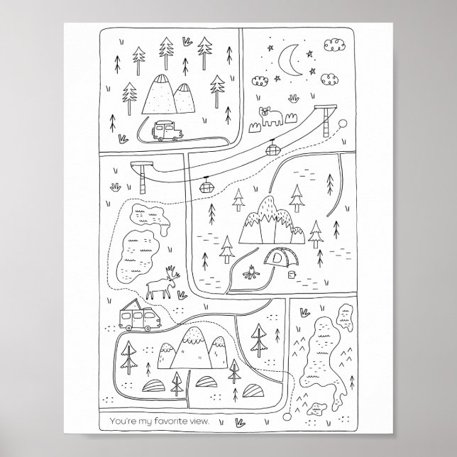 Sie sind meine Lieblingsansicht Inspiration Poster (Vorne)