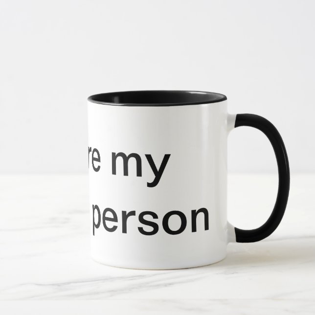 Sie sind meine Lieblingspersonen-Tasse Tasse (Rechts)