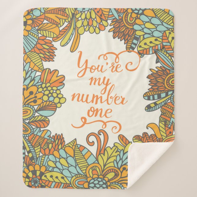 Sie sind meine Nr. eine Sherpadecke (Vorderseite)