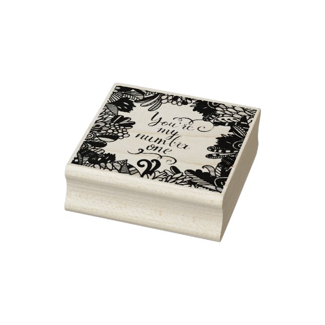 Sie sind meine Nummer eins Gummistempel (Stempel)