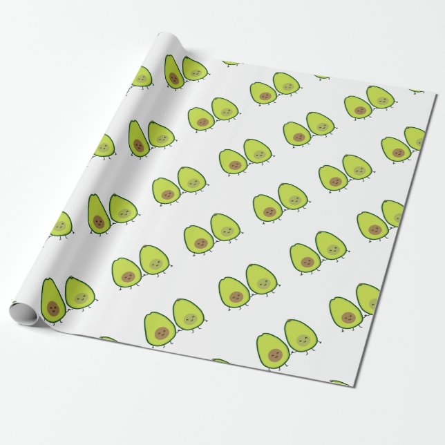 Sie sind meine PERFEKTE HÄLFTE, AVOCADO Geschenkpapier (Ungerollt)
