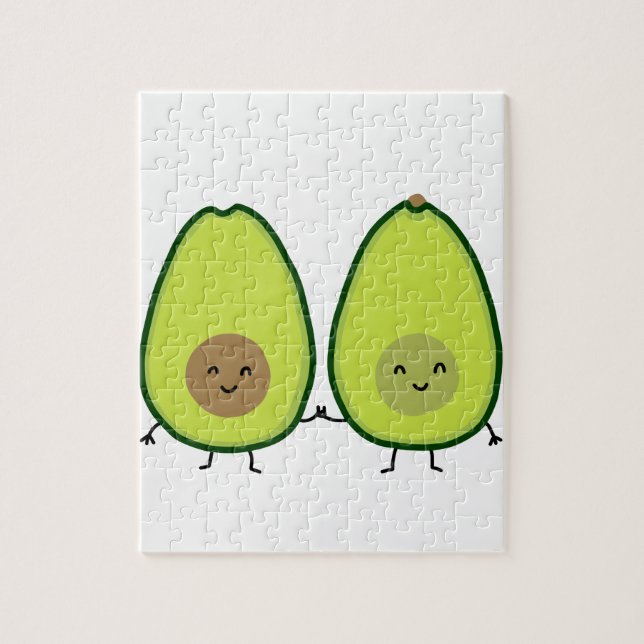 Sie sind meine PERFEKTE HÄLFTE, AVOCADO Puzzle (Vertikal)
