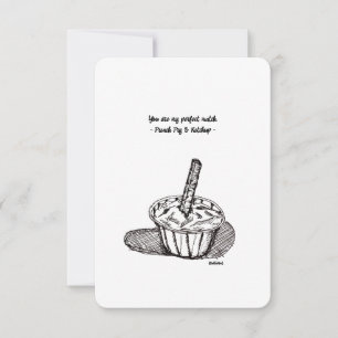 Sie sind meine perfekte Match, Flachkarte