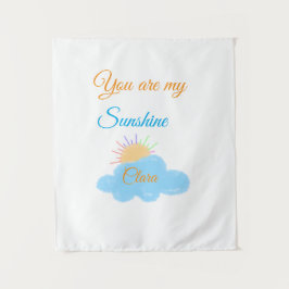 Sie sind meine sonnengelben, orangefarbenen Sonnen Wandteppich