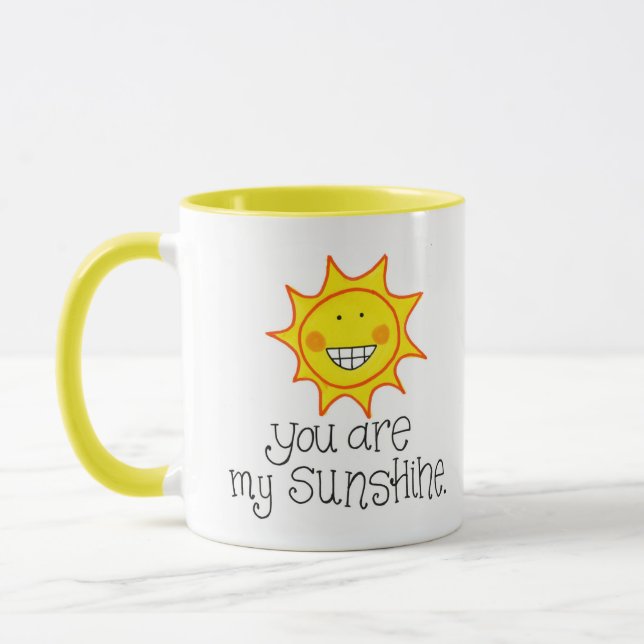 Sie sind meine Sonnenschein-Tasse Tasse (Links)