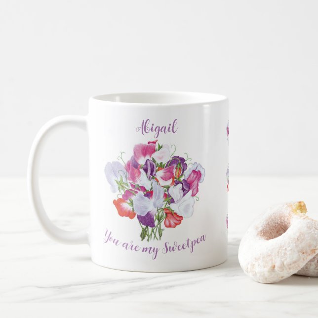Sie sind meine süße Mütter Kaffeetasse (Mit Donut)