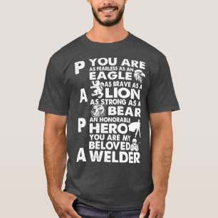 Sie sind meine Welder Papa Proud Welder T Shirts f