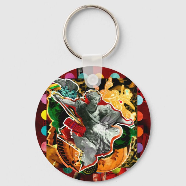 Sie sind Miguel Erzengel ,(Archangel Michael) Schlüsselanhänger (Vorderseite)