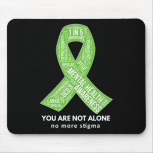 Sie sind nicht allein 12 Stufen Erholung Na Om Men Mousepad