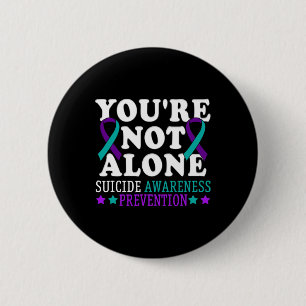 Sie sind nicht allein Depression Suizidprävention Button