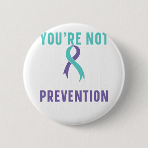 Sie sind nicht allein Depression Suizidprävention  Button